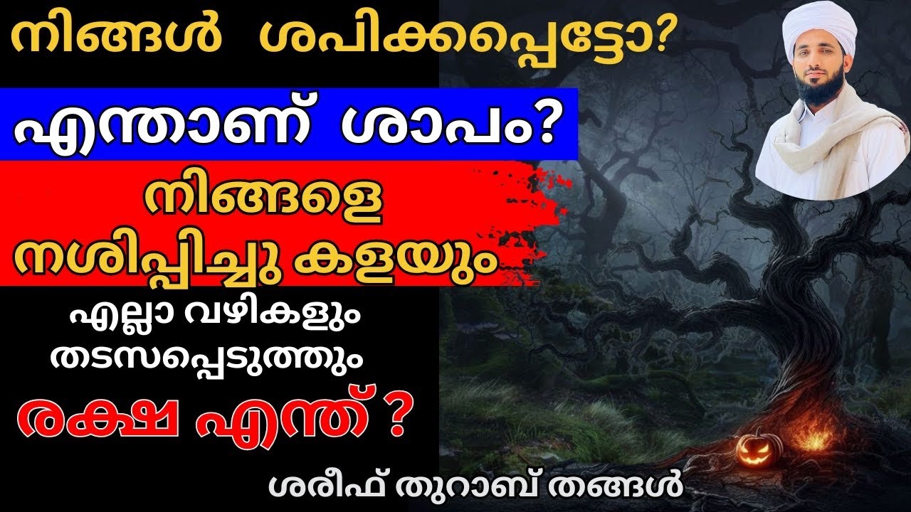 നിങ്ങൾ ശപിക്കപെട്ടിട്ടുണ്ടോ? ശാപം' നിങ്ങളെ നശിപ്പിച്ചു കളയും ? എന്താണ് പ്രതിവിധി# shaapam   THANGAL