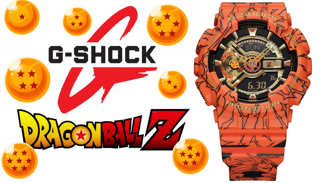 Gshock edición limitada de Dragon Ball Z GA110JDB, un reloj para guerreros Z! - en español