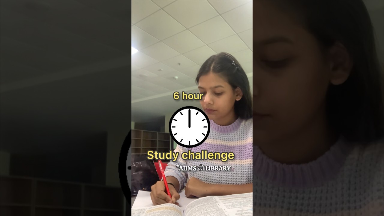 Crazy study challenge - ep 1 😳🤓 *ending procrastination* ✅      #studywithme #aiims #mbbs #viral