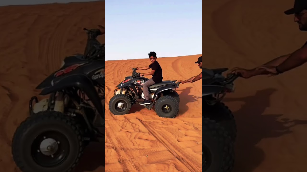 Bike riding | red sand Desert #shorts