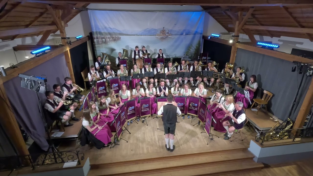 🎵 Unter dem Sternenbanner | Chieminger Blasmusik 🎺