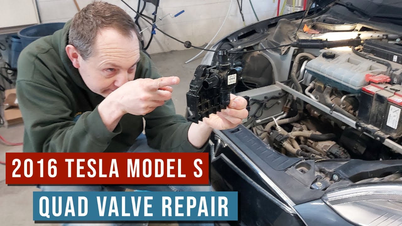 2016 Tesla Model S Quad Valve Repair - Coolant Leak Error