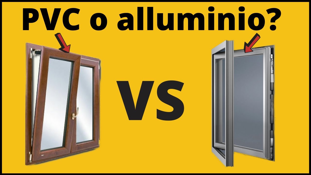 Meglio infissi in pvc o alluminio? Quali conviene comprare (e perché)