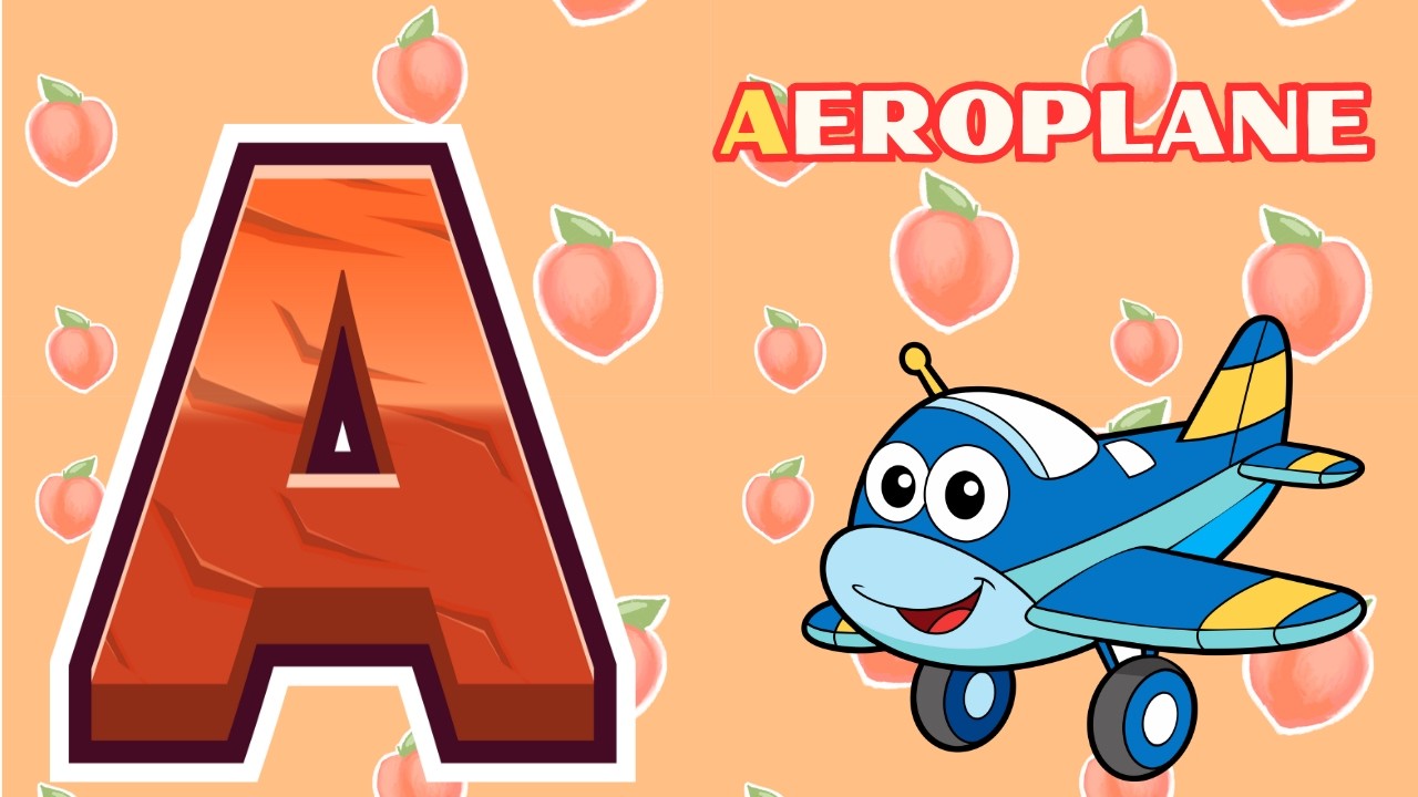 А — это яблоко 🍎 | Мультфильм-песенка про фонетику ABC для детей | Изучаем алфавит с удовольствие...