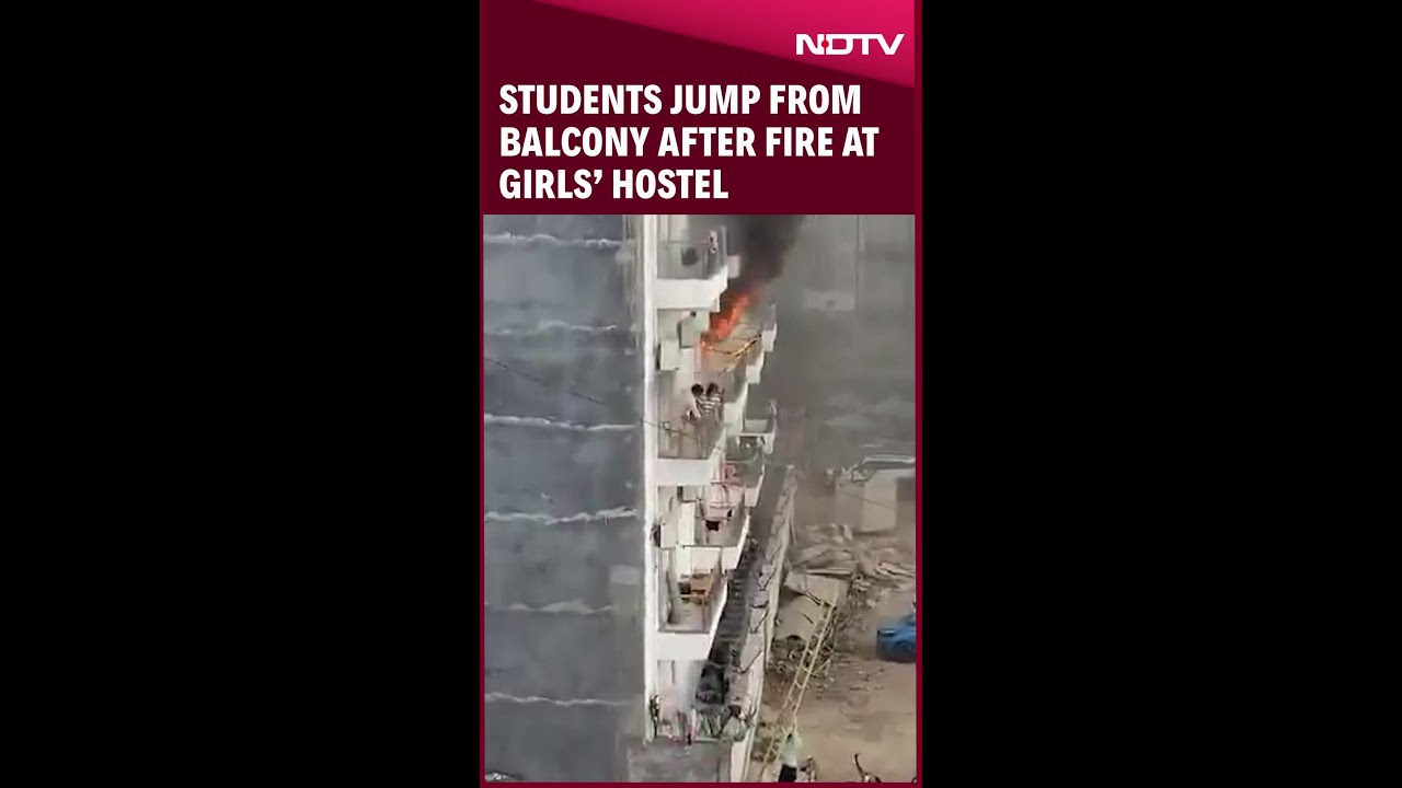 Greater Noida Fire: Students Jump From Balcony After Fire At Girls' Hostel