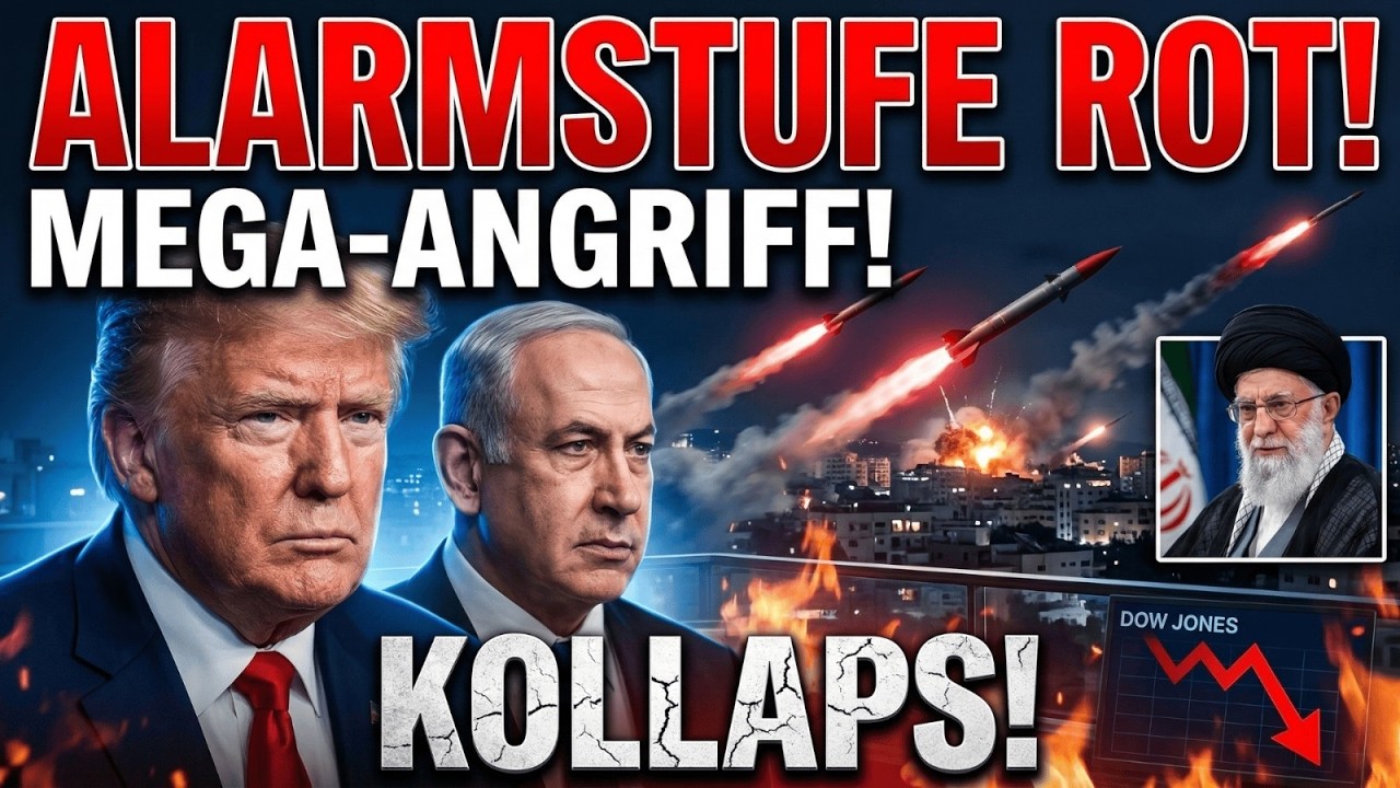ALARMSTUFE ROT Irans beispielloser Mega Angriff & Der drohende globale Wirtschaftskollaps!