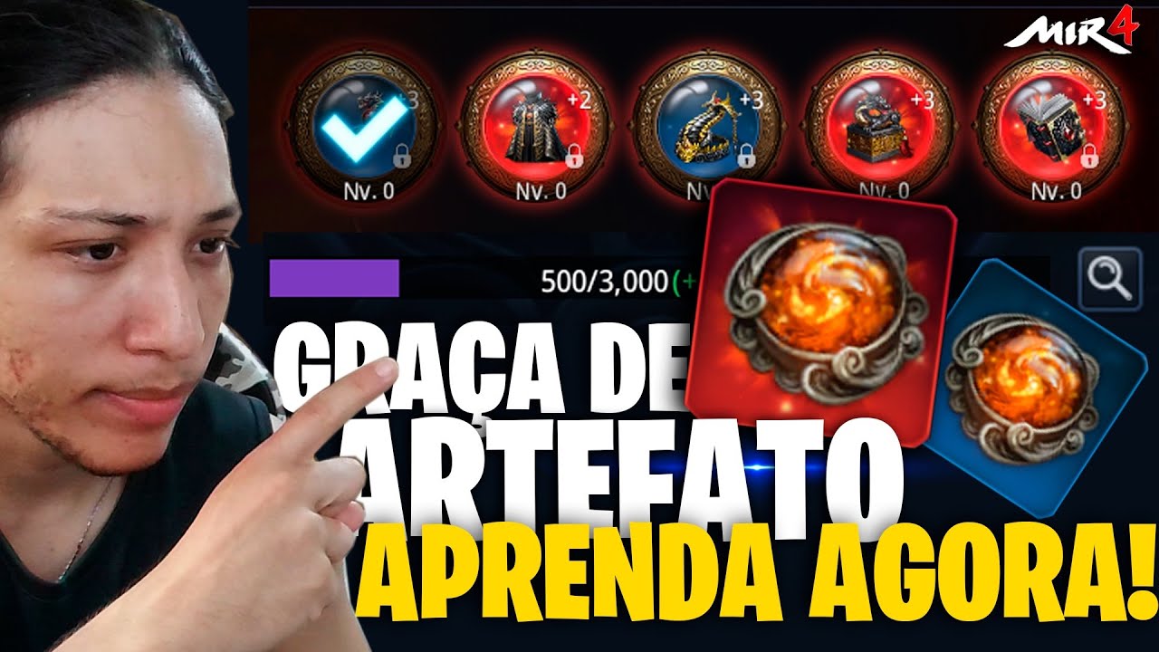 COMO USAR A GRAÇA ARTEFATO NOVO RECURSO MIR4 GLOBAL