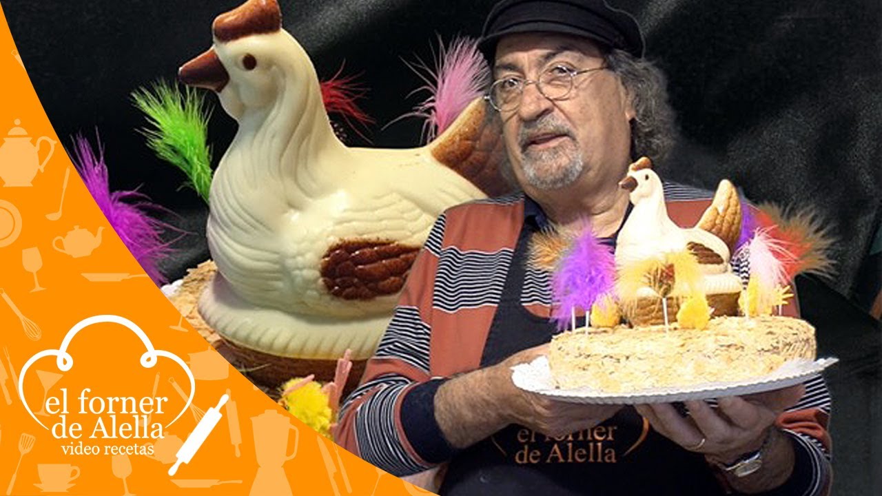 Mona de Pascua de mantequilla y almendras