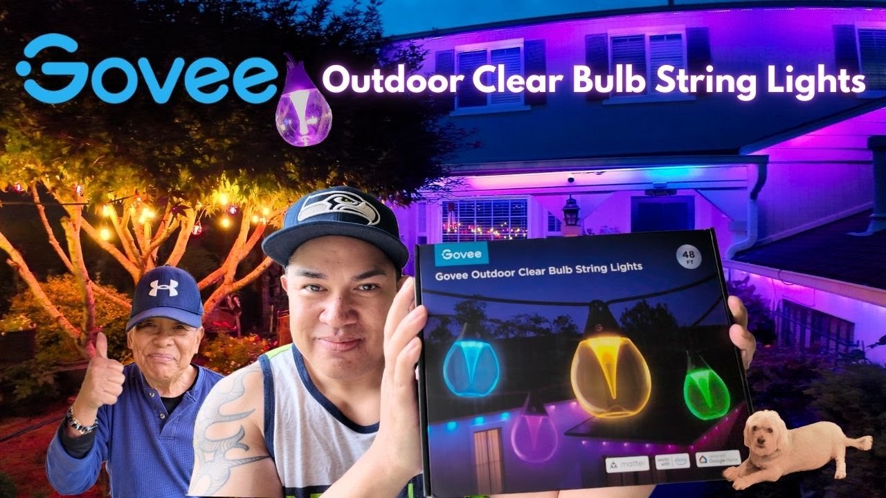 Govee Outdoor Clear Bulb String Lights: The Glow Up is Real