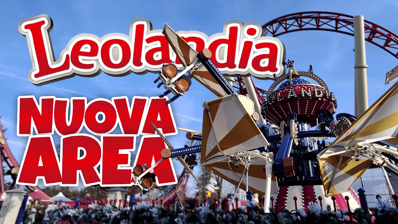 TUTTA la NUOVA AREA CRAZY CIRCUS e il NUOVO COASTER di LEOLANDIA!