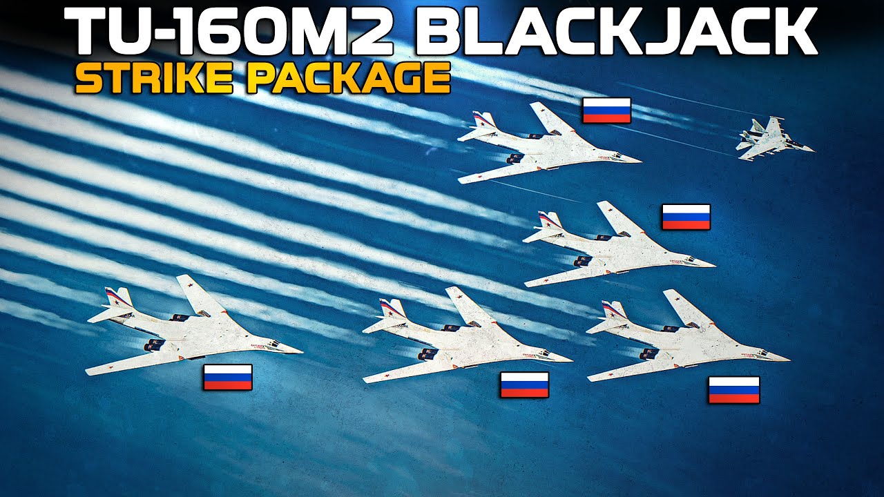 Су-30СМ Фланкер-Х Эскорт Ту-160М2 Blackjack Strike Package | Цифровой боевой симулятор | DCS |