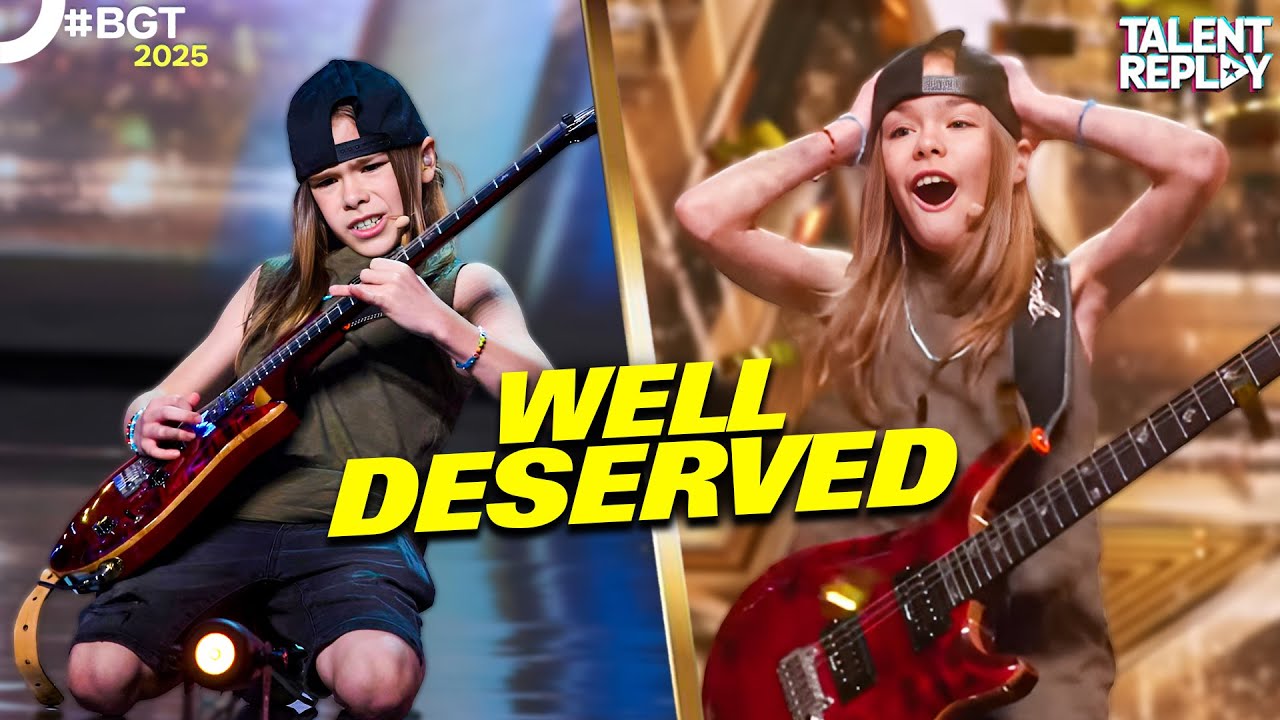 11-Year-Old Prodigy Olly Pearson Gets GOLDEN BUZZER! | BGT 2025