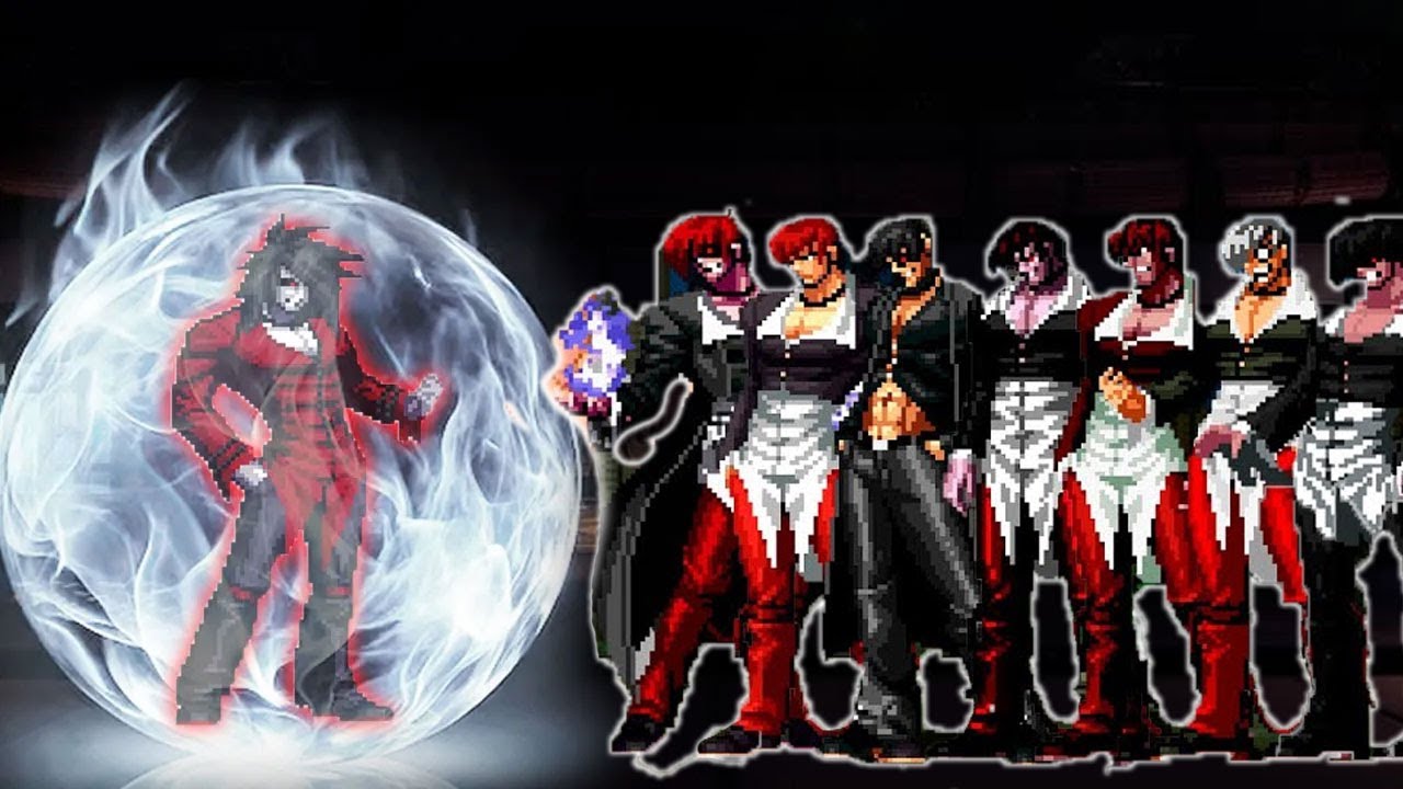 [Mugen KOF] Remus Vs Super Bosses Iori Yagami Team