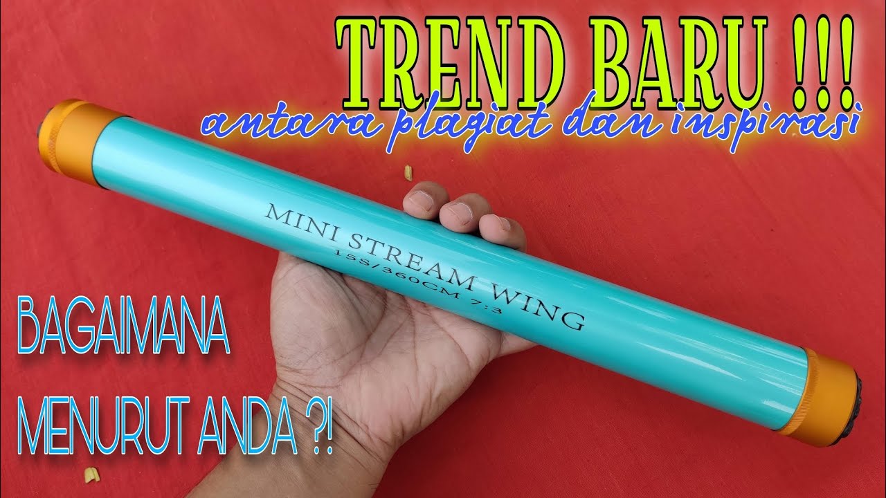 VVIP MICROFISHING ROD ‼️ REVIEW JORAN PANCING TEGEK MINI STREAM WING P.360 BLUE