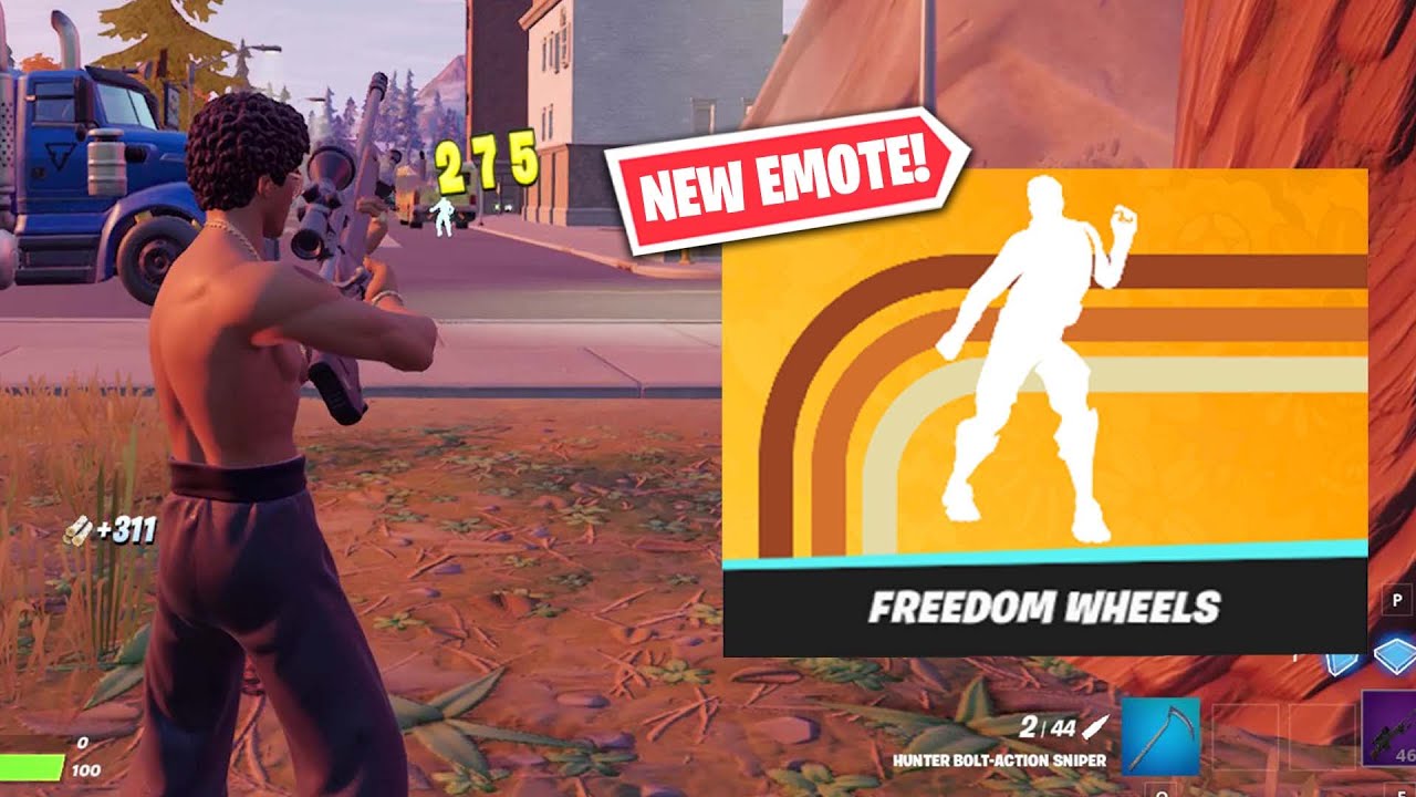 Skate 🛼 (Fortnite Montage) *NEW FREEDOM WHEELS EMOTE*