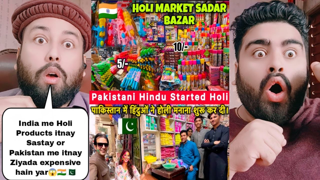 India Holi Products Prices Vs Pakistan Holi Products Prices 