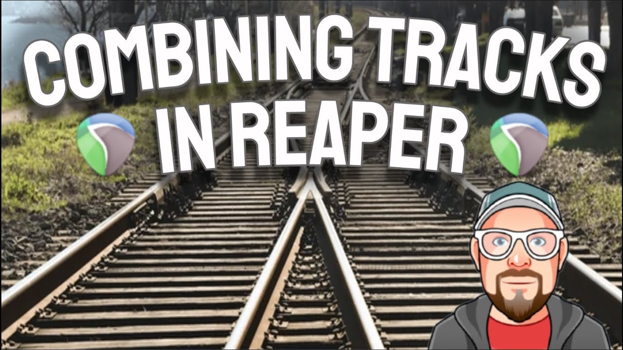 Объединение треков в REAPER