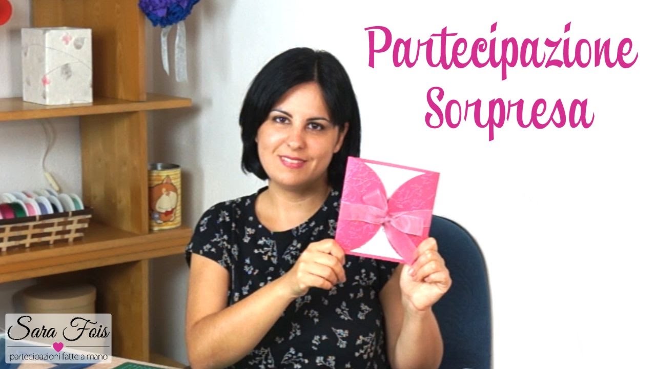 Sorpresa  -  Partecipazione di nozze fai da te  |  Nozzeggiando