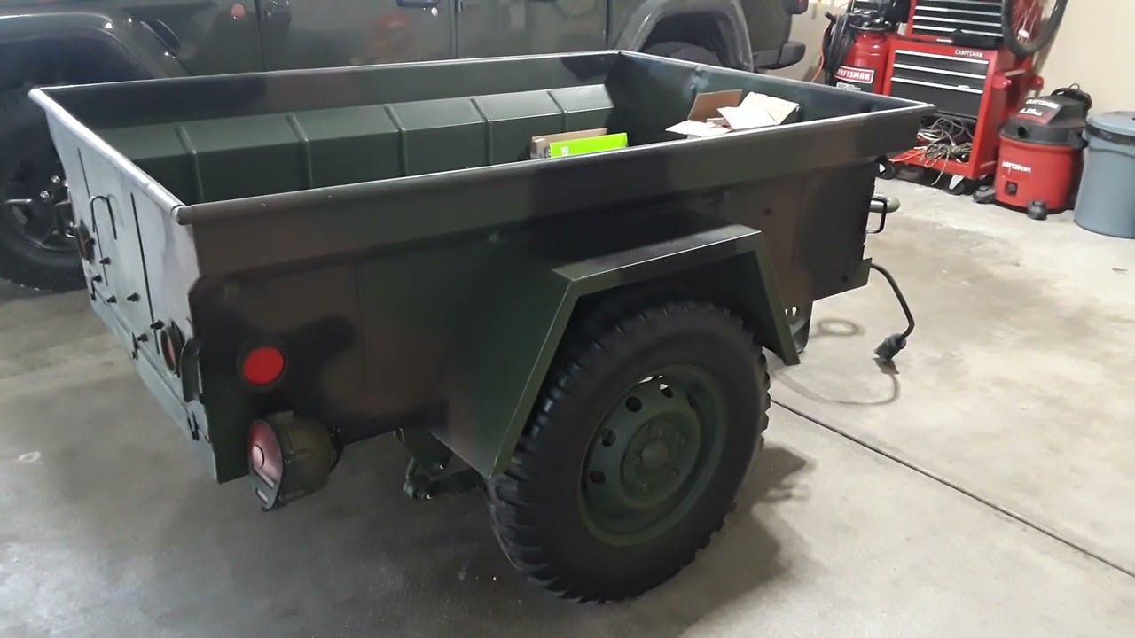 M416 Military Trailer Rehab- Day 1 (Disassembly)