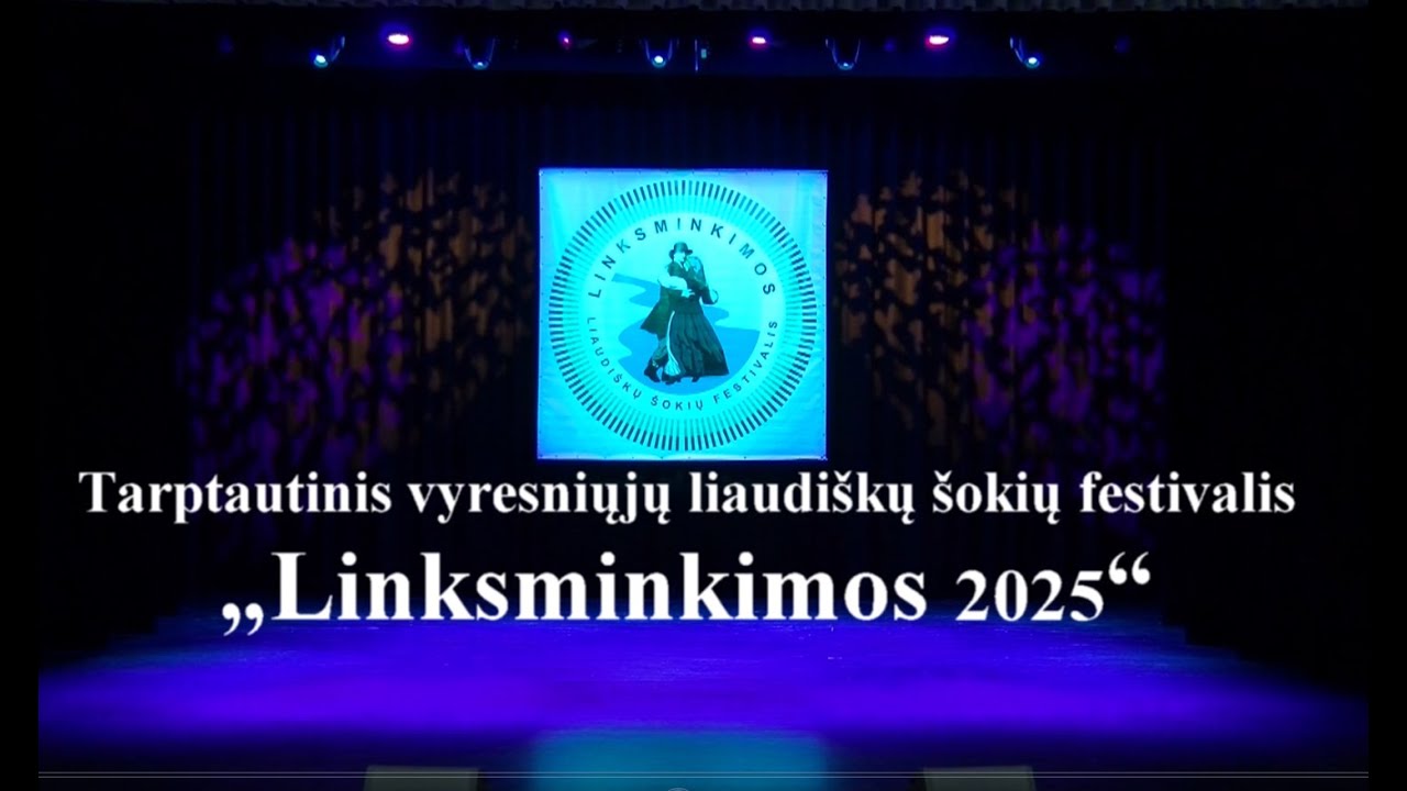 Tarptautinis vyresniųjų liaudiškų šokių festivalis „Linksminkimos“ 2025 04 26