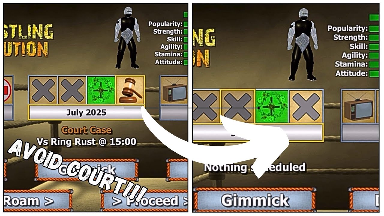 HOW TO AVOID ALL COURT CASES IN WRESTLING EMPIRE!!! | WALKTHROUGH