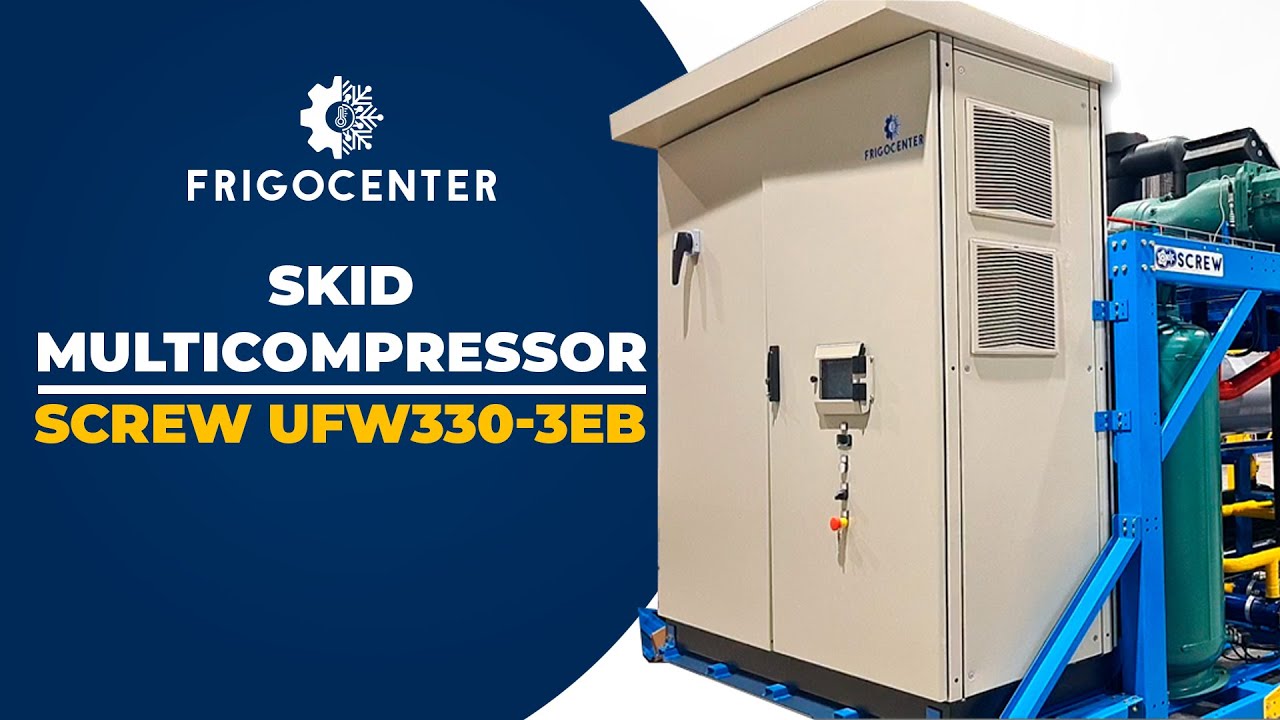 Skid Multicompressor Parafuso SCREW UFW330 3EB