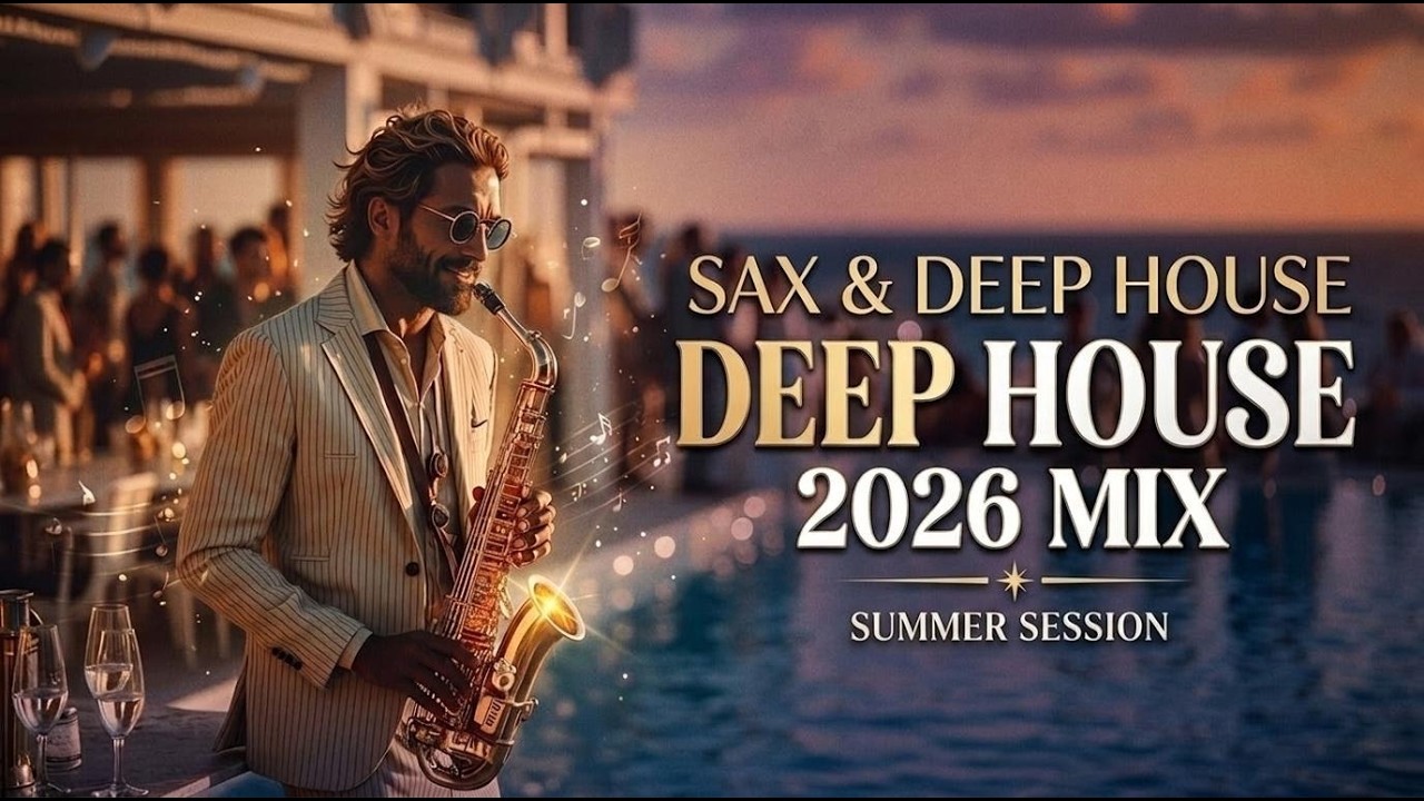 Luxury Sax Deep House 2026 | Smooth Sunset Lounge Mix