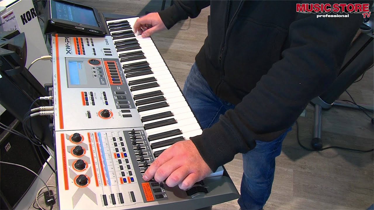 CASIO XW-P1 Synthesizer Workshop Demo @ Music Store