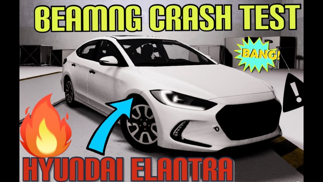 Hyundai Elantra Crash Test #5 (BeamNG.Drive)