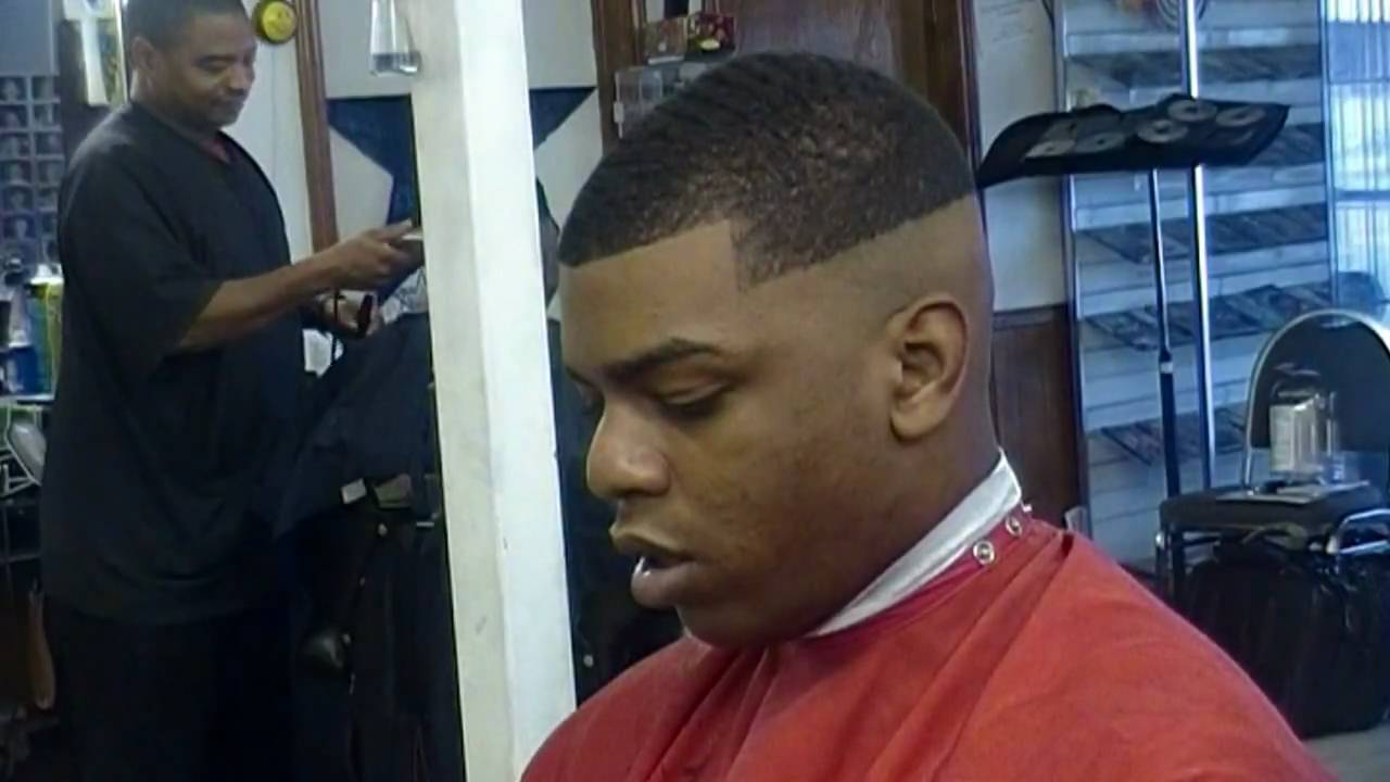 Malcom getting bald fade by LT