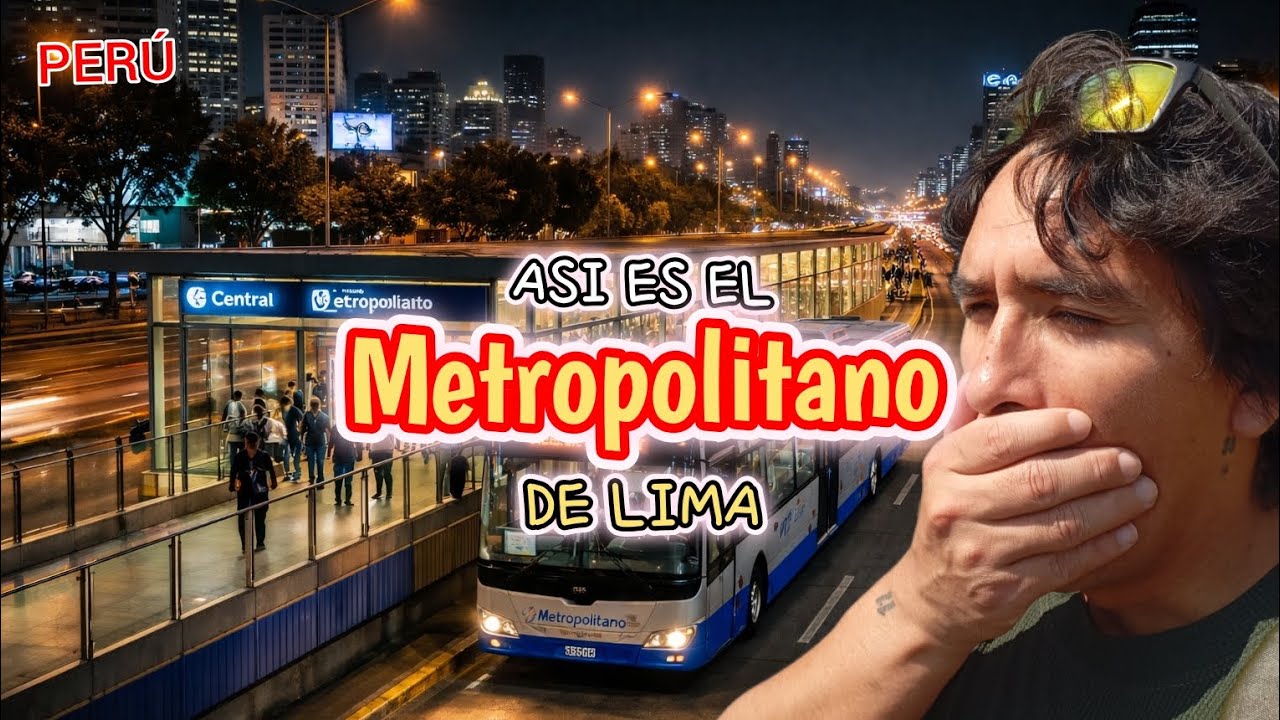 Así es el METROPOLITANO de LIMA - PERÚ 🇵🇪, el sistema de buses de tránsito rápido (BRT), ElLeonShow 