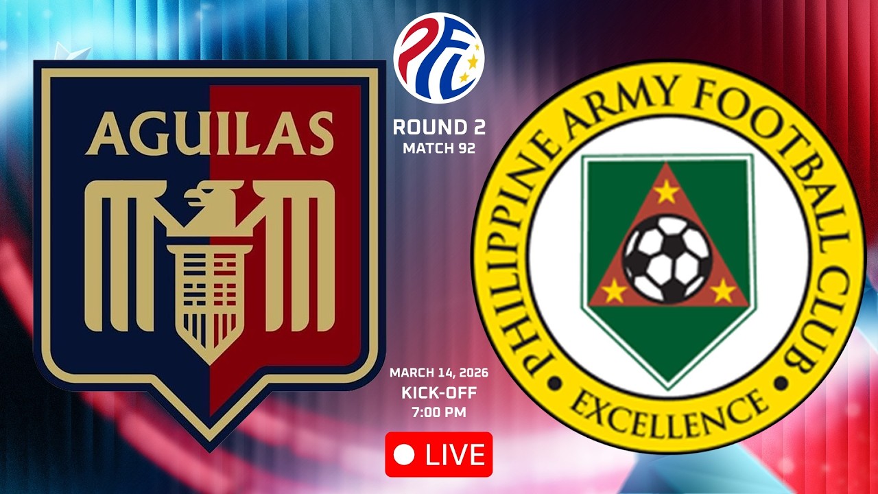 PFL 2025-2026 LIVE: AGUILAS - UMAK FC VS PHILIPPINE ARMY FC || Round 2 | M92