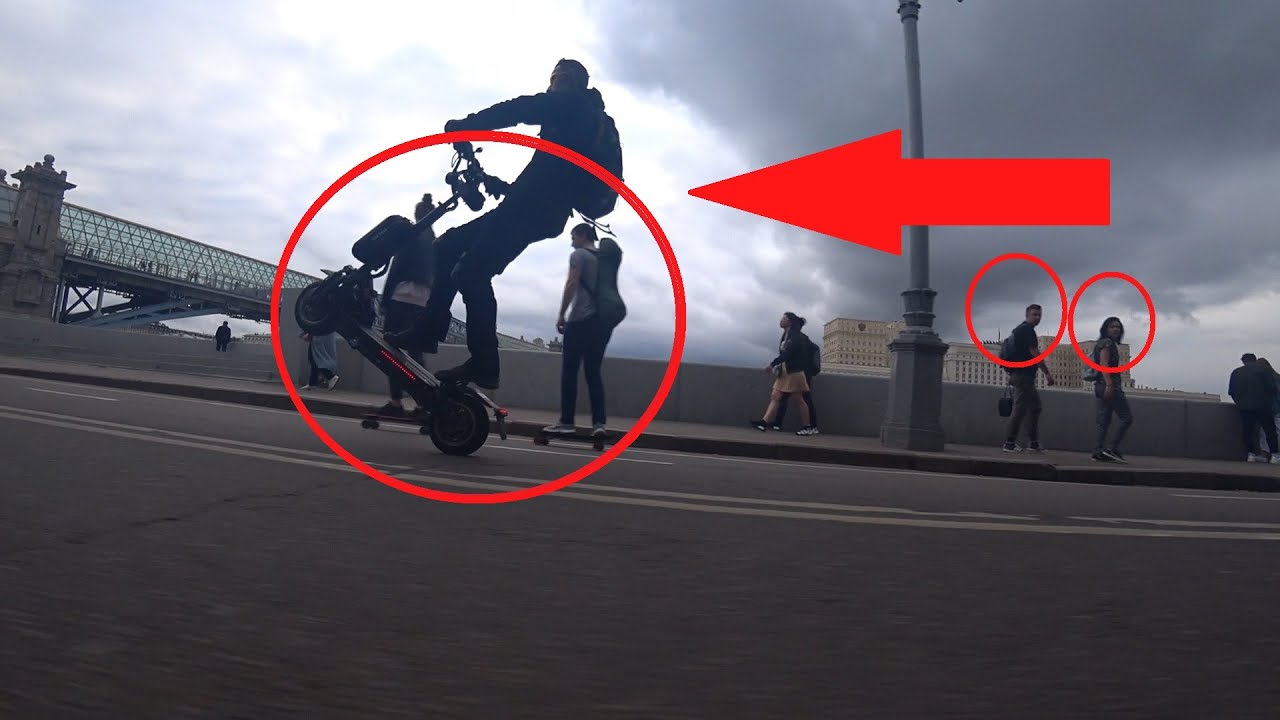 как научиться ездить на заднем колесе за 1 день на электросамокате (how to wheelie electric scooter)