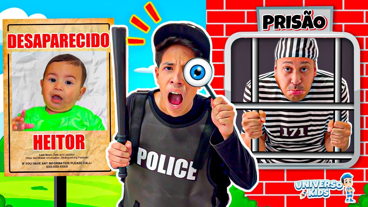 Henrique perde o bebê Heitor e vai procurá-lo | Uma história engraçada de polícia e ladrão