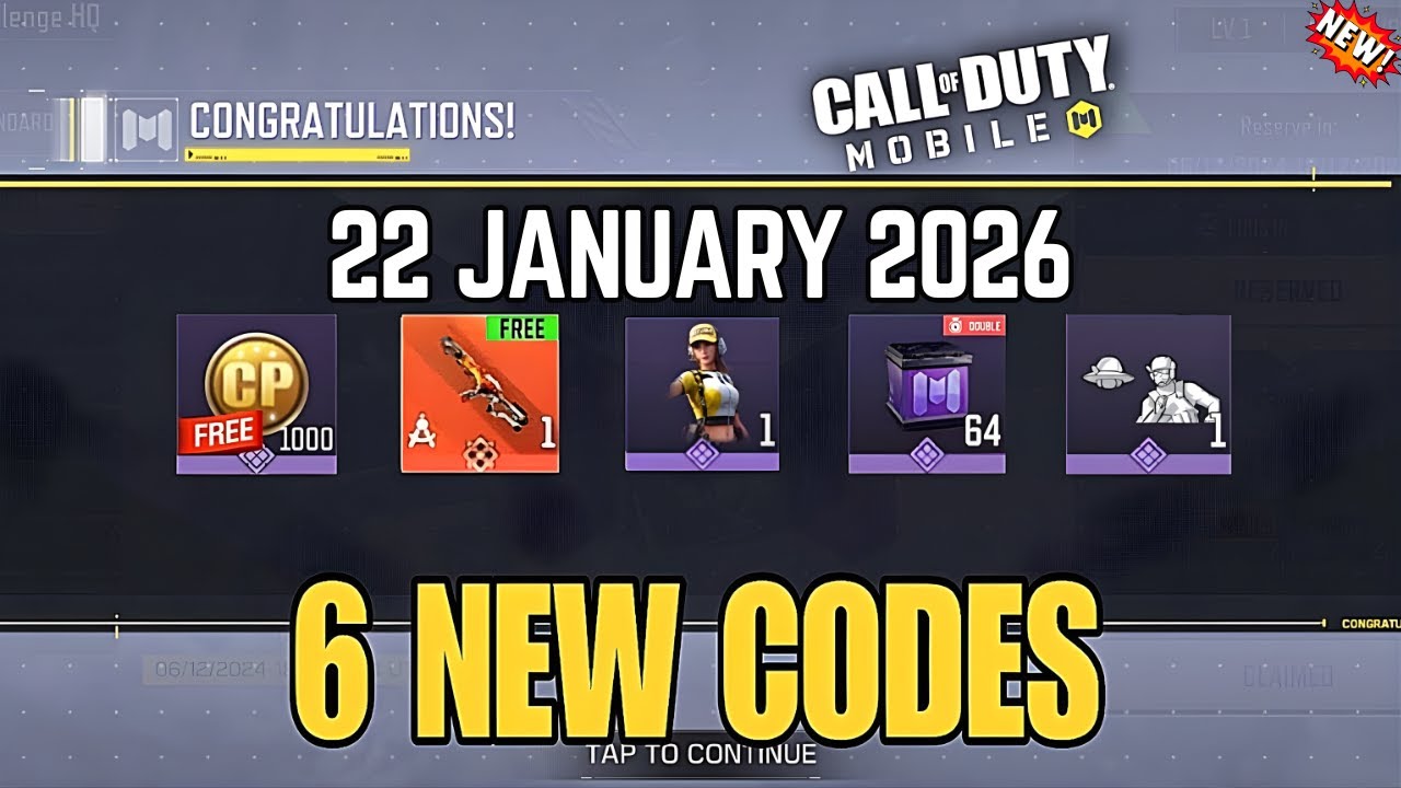 *NEW* CALL OF DUTY MOBILE CP 6 REDEEM CODES 2026 JANUARY | COD MOBILE NEW CP REDEEM CODE 2025