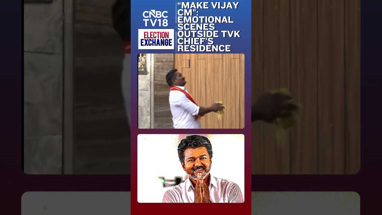 VIRAL MOMENT: Tamil Nadu Political Drama: Emotional TVK Cadre Breaks Down Outside Vijay&rsquo;s Home |N18S