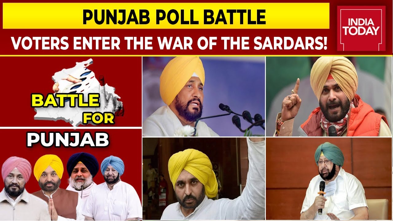 Voting For All 117 Seats In Punjab Today, Litmus Test For Channi, Amarinder Singh & Bhagwant Mann