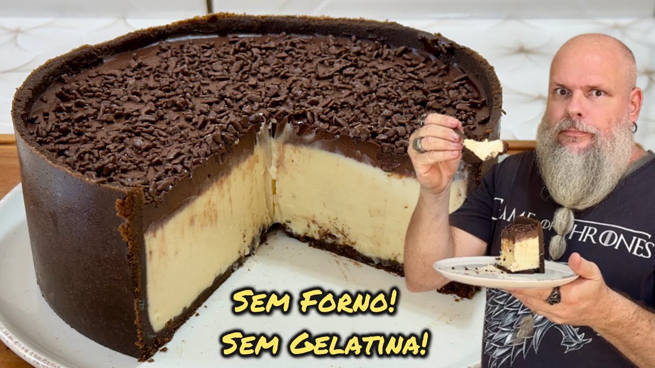 A MELHOR TORTA MOUSSE DE MARACUJÁ DA SUA VIDA
