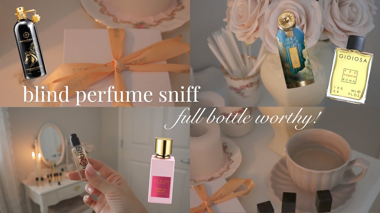 BLIND sniffing 10 full bottle worthy perfumes!! ✨  found some winners!!