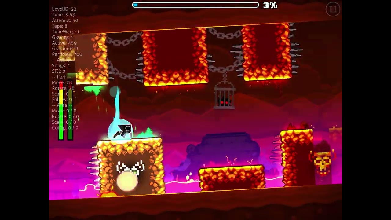 Beating Dash In geometry dash 