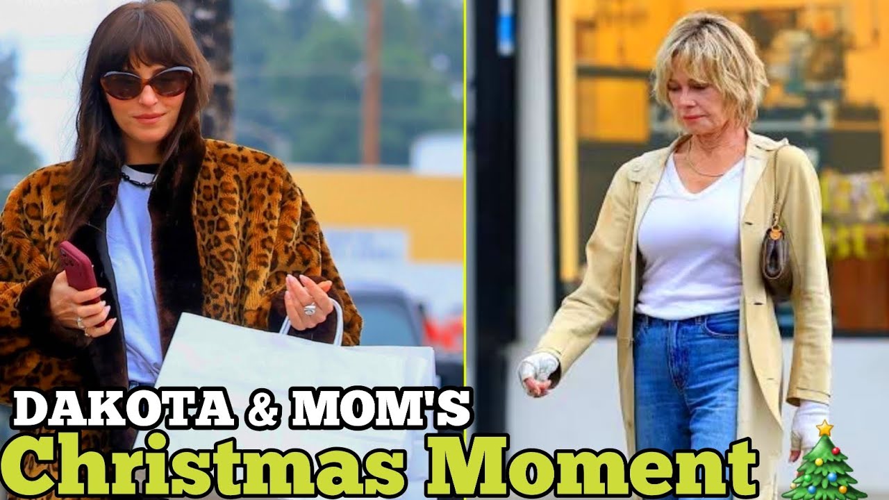 Dakota Johnson & Melanie Griffith’s Cozy Christmas Shopping Spree Turns Heads in L.A