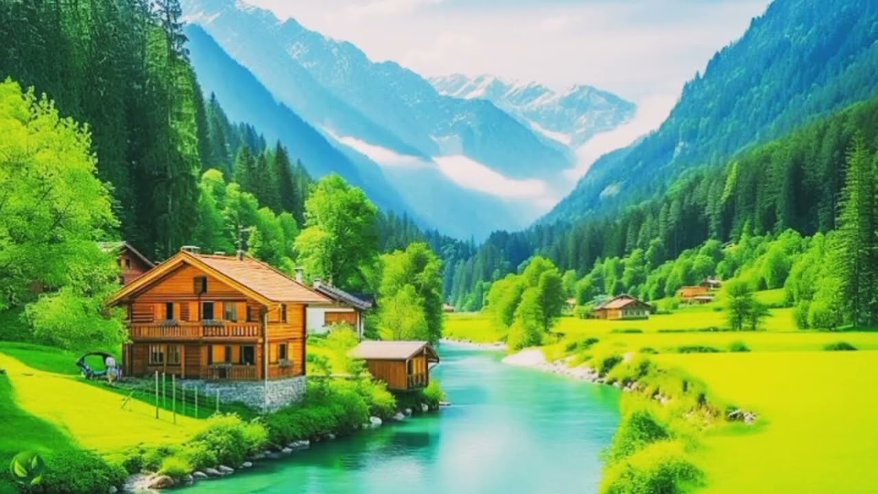 Beautiful Relaxing Music with Nature Sounds | Peaceful Beautiful View | Stress Relief & Calm Mind