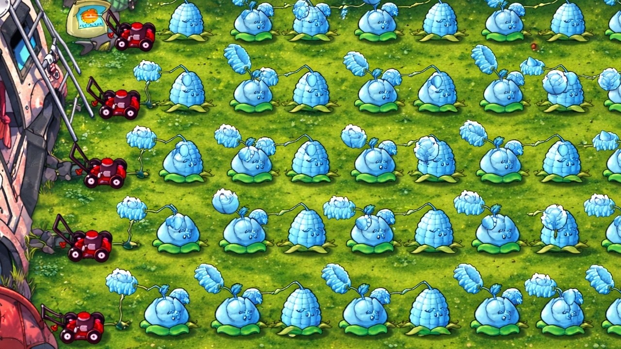 Snow family plants VS 999 Zombies — Plants vs Zombies