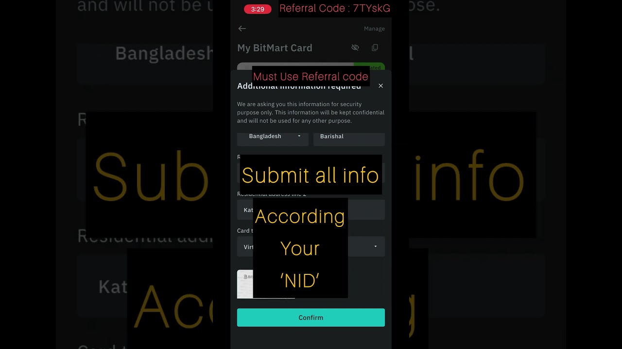 Get Free BitMart Card #bitmart #bitmartexchange #bitmartcard #bitmartbangladesh #bitmartglobal #card