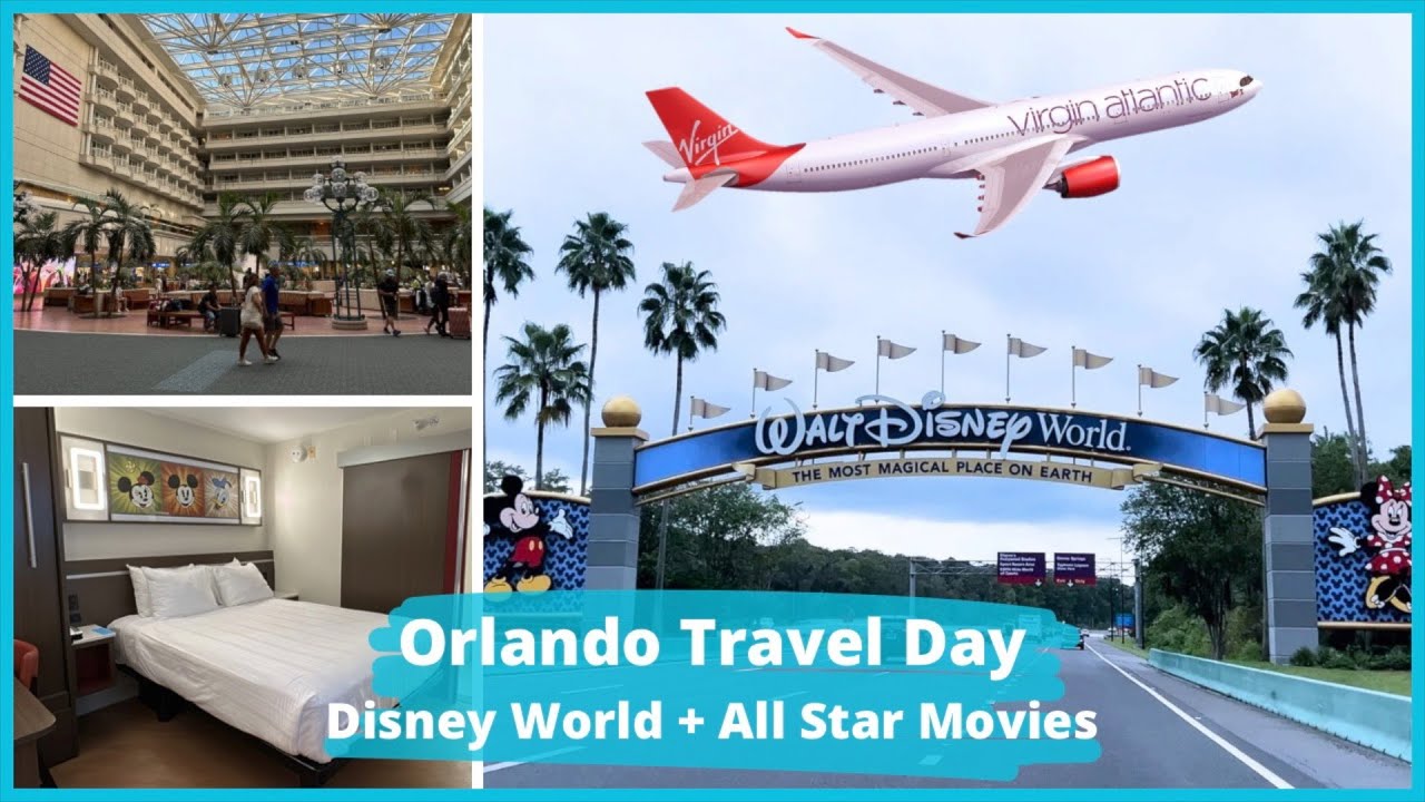 Orlando Travel Day 2023 - Virgin Atlantic, Car Hire & All Star Movies Walt Disney World Florida