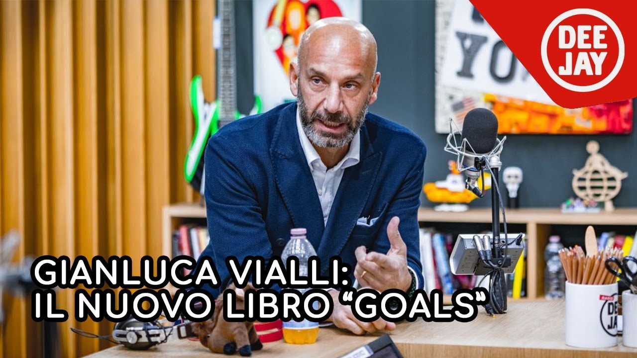 Gianluca Vialli presenta il suo nuovo libro 
