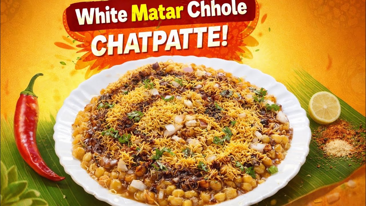 White matar chaat spicy chatpati#chhayakitchen #bristihomekitchen 
