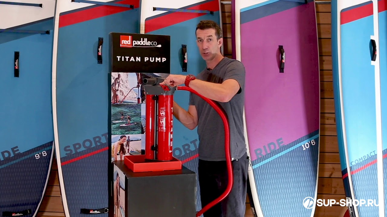 Обзор насоса Red Paddle Titan 2021 на русском языке