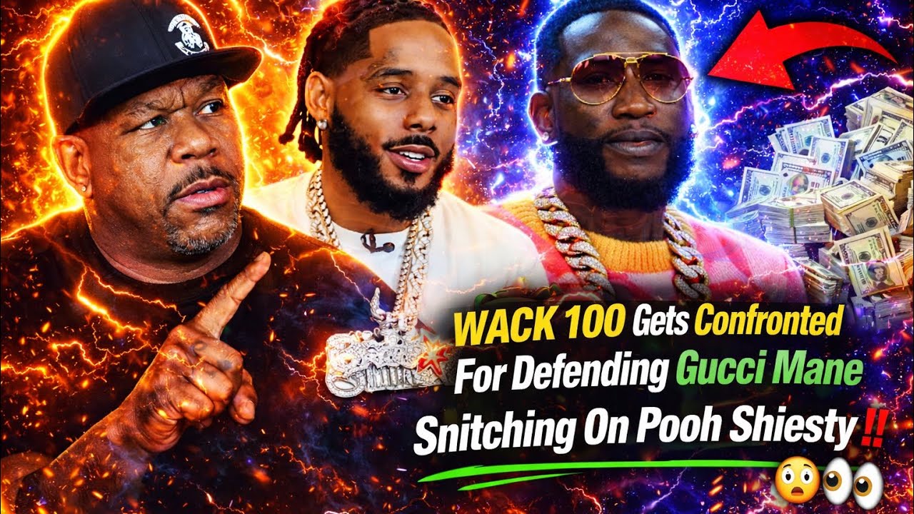 🧨 Wack 100 zostaje skonfrontowany za obronę Gucci Mane'a za donoszenie na Pooh Shiesty ‼️😳👀