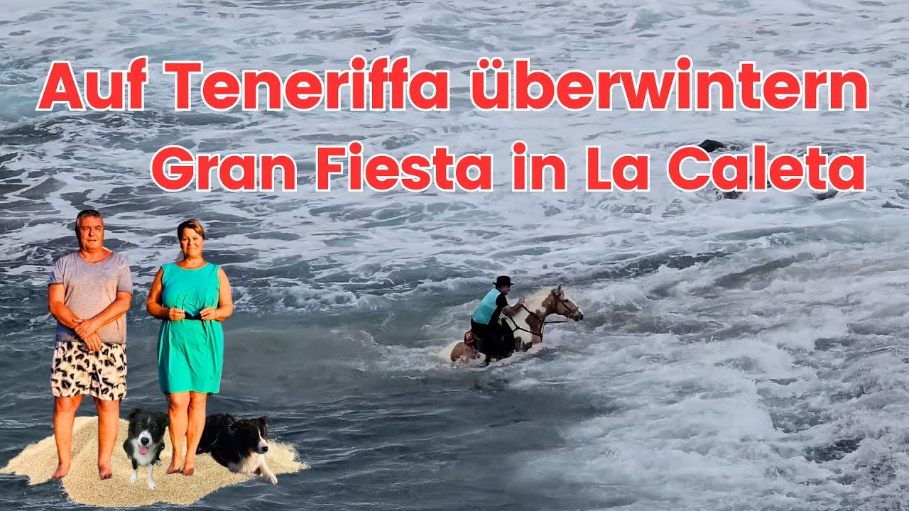 Auf Teneriffa überwintern 9: Gran Fiesta in La Caleta - Tierweihe im Atlantik